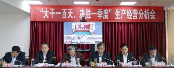 tqb谈球吧召开“大干一百天、决胜一季度”生产经营分析会议