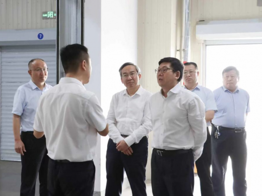中国物流集团党委副书记、总经理廖家生到tqb谈球吧考察